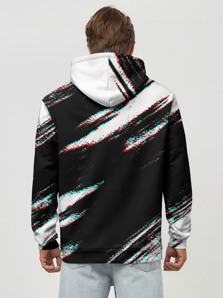 Худи мужской база хлопок / Samurai | Glitch.