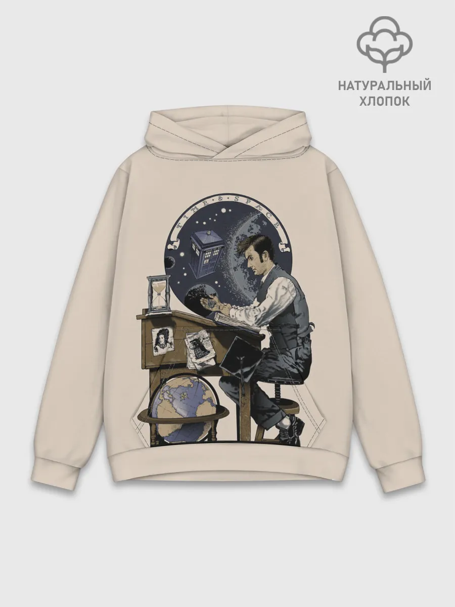 Худи мужской база хлопок / Doctor Who