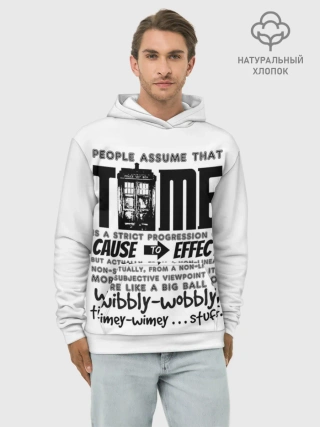 Худи мужской база хлопок / Doctor Who