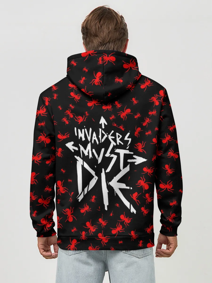 Худи мужской база хлопок / The Prodigy + Спина