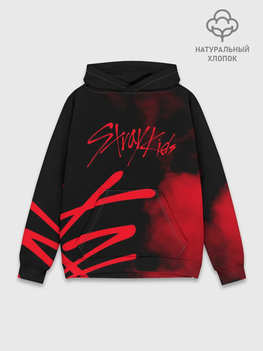 Худи мужской база хлопок / Stray Kids
