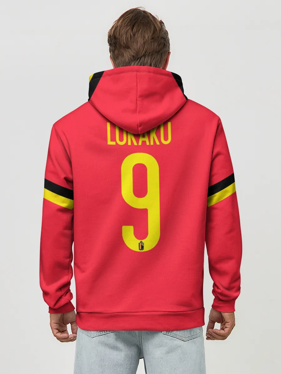 Худи мужской база хлопок / Lukaku home EURO 2020