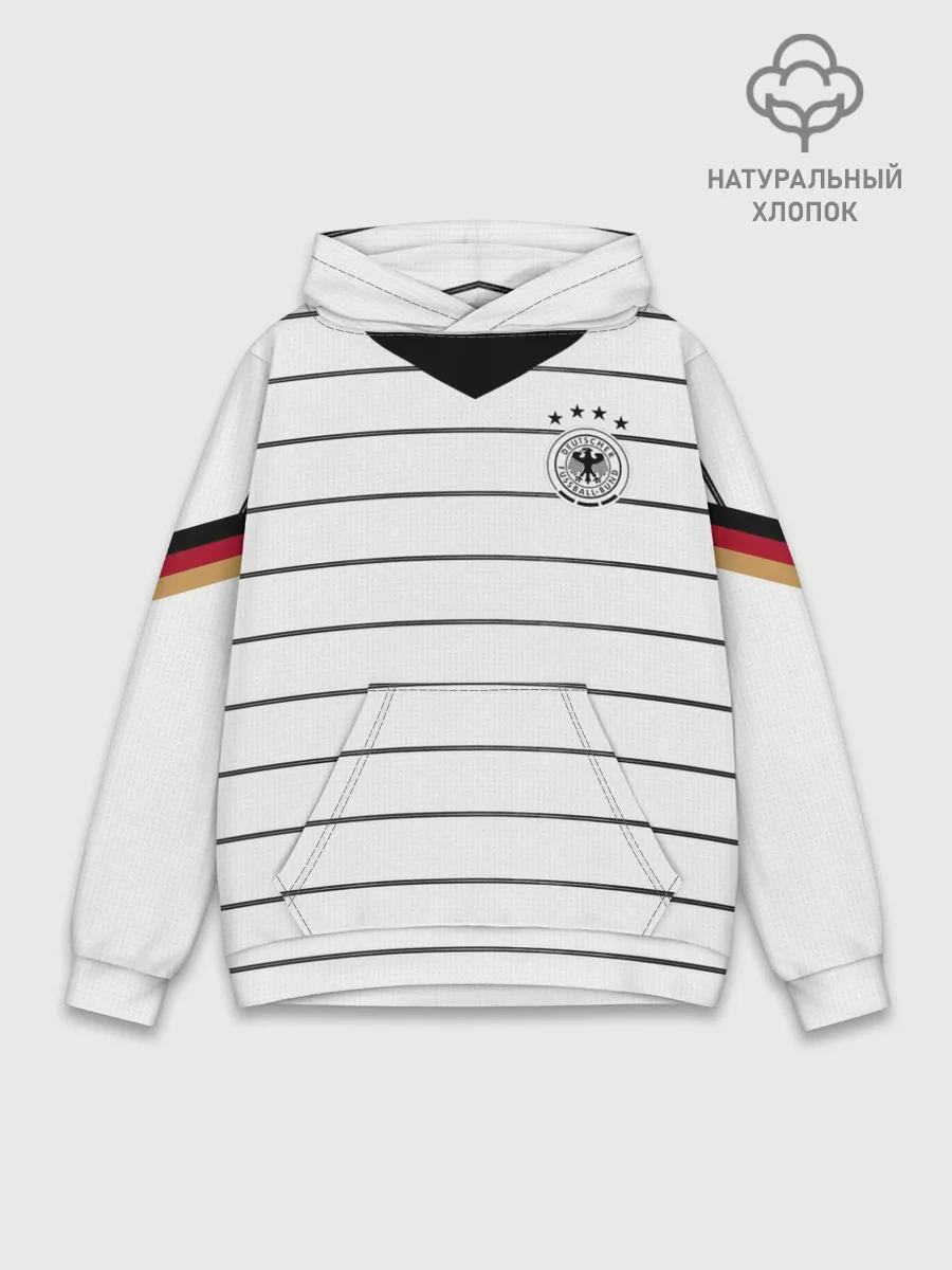 Худи мужской база хлопок / Germany home 2020 EURO