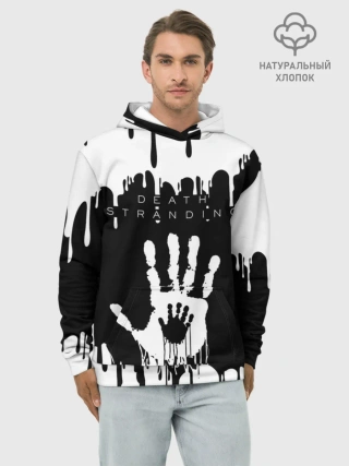 Худи мужской база хлопок / DEATH STRANDING