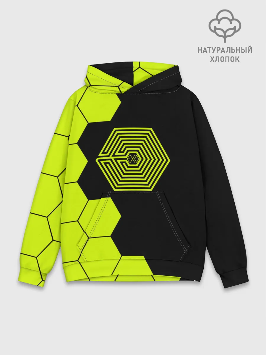 Худи мужской база хлопок / EXO
