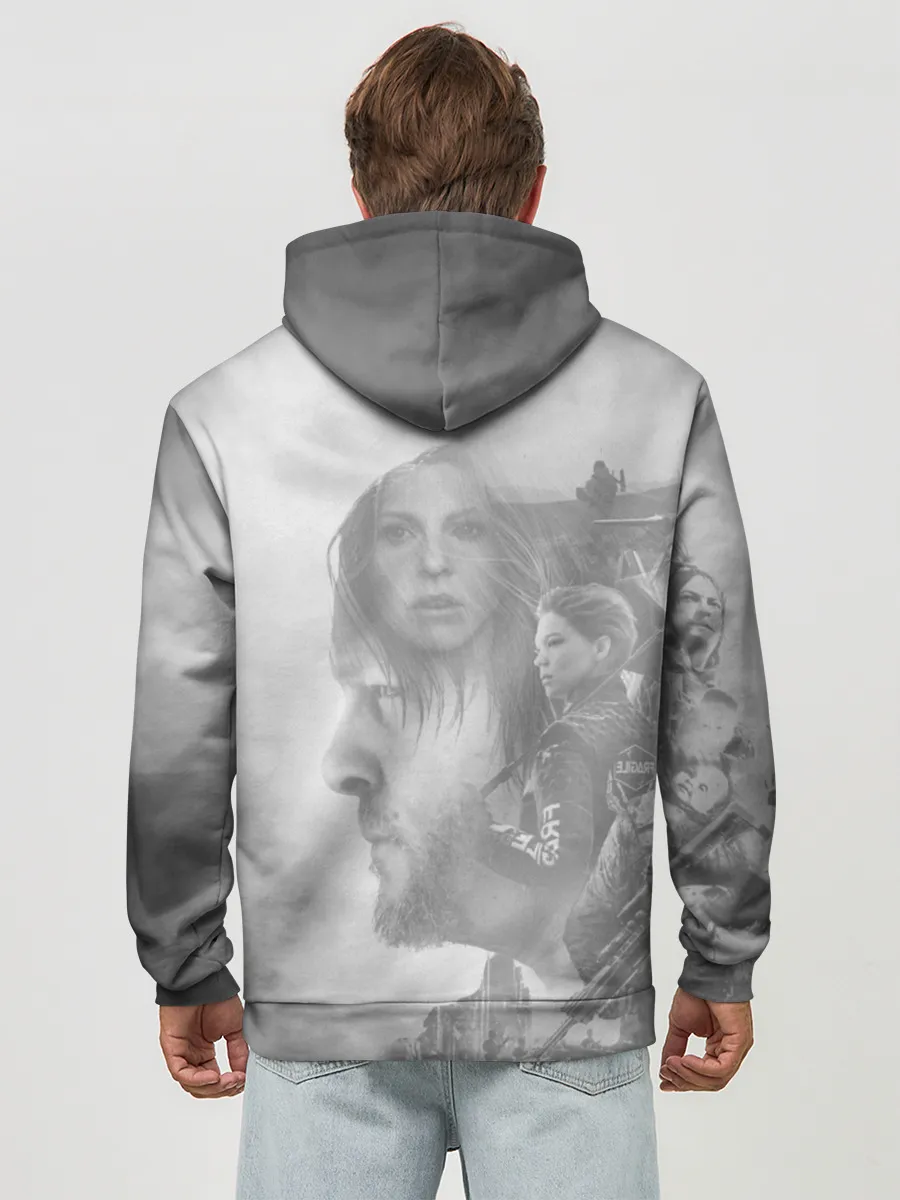 Худи мужской база хлопок / Death Stranding