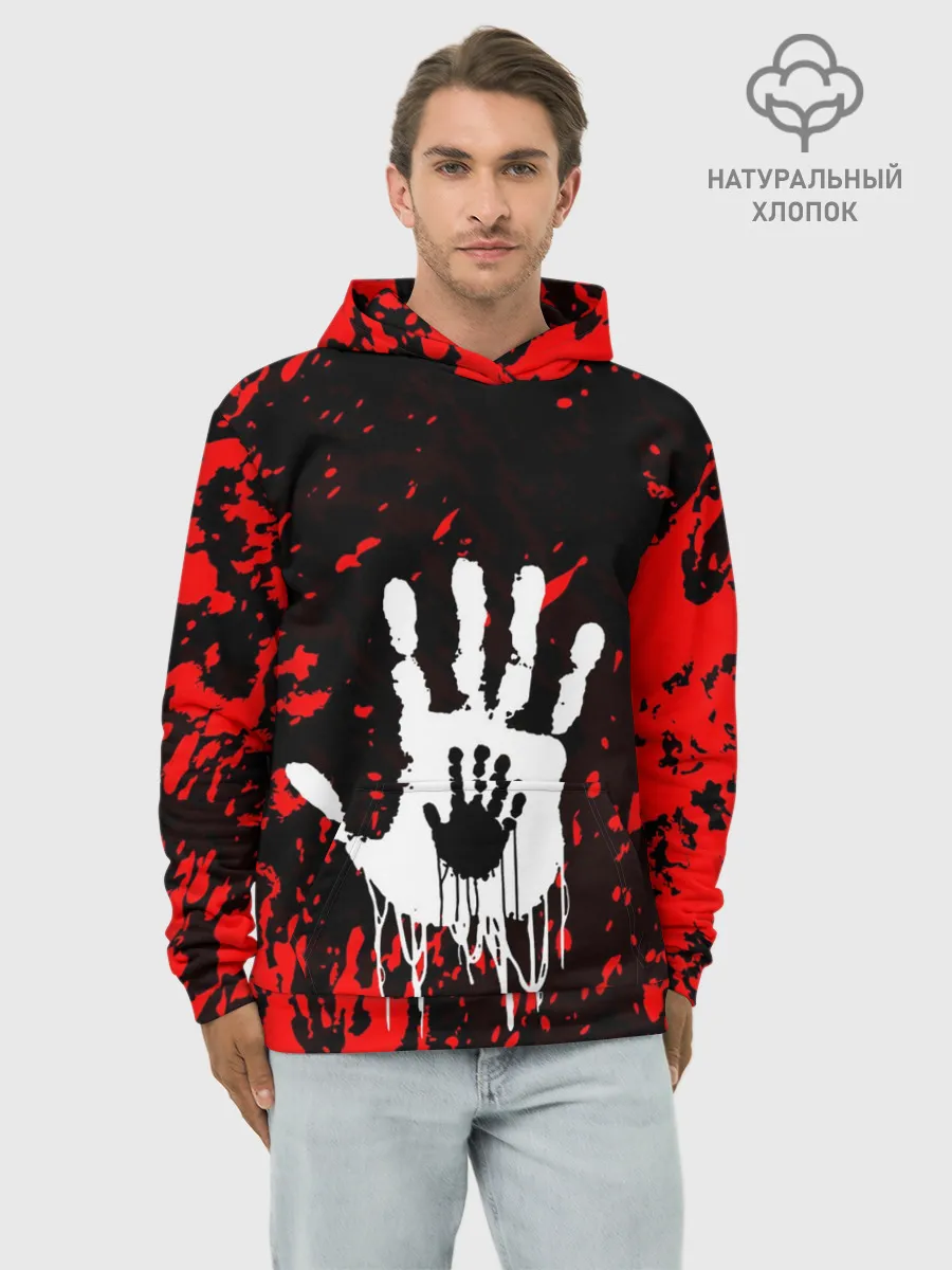 Худи мужской база хлопок / DEATH STRANDING