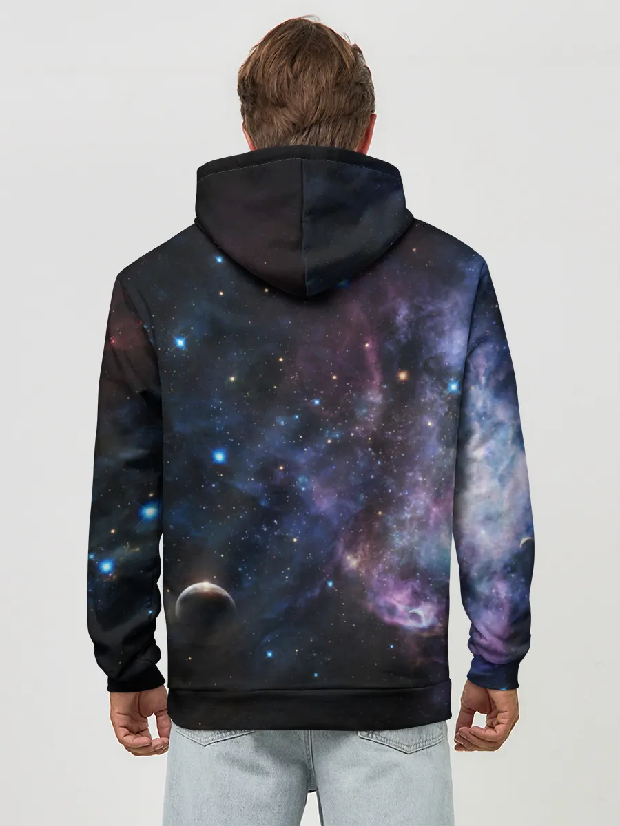 Худи мужской база хлопок / Звезды