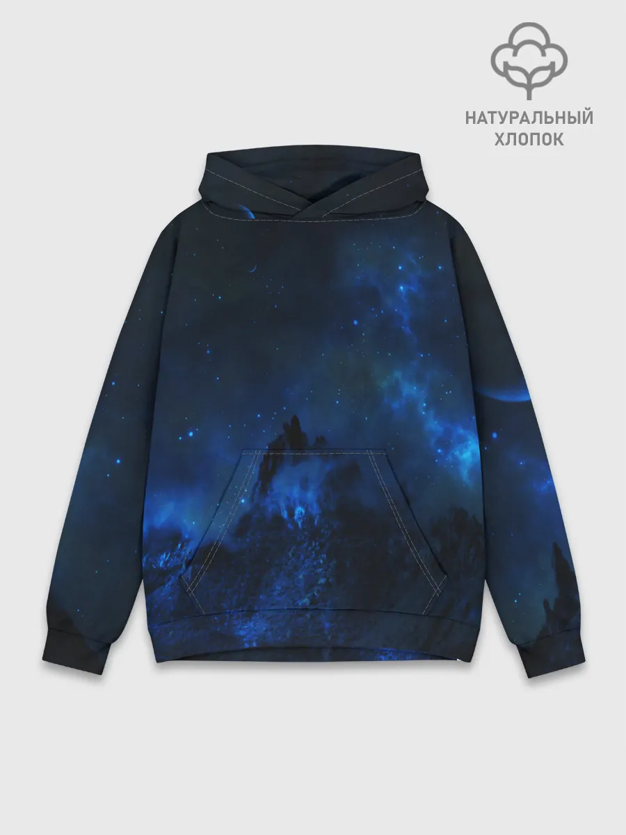 Худи мужской база хлопок / Космос