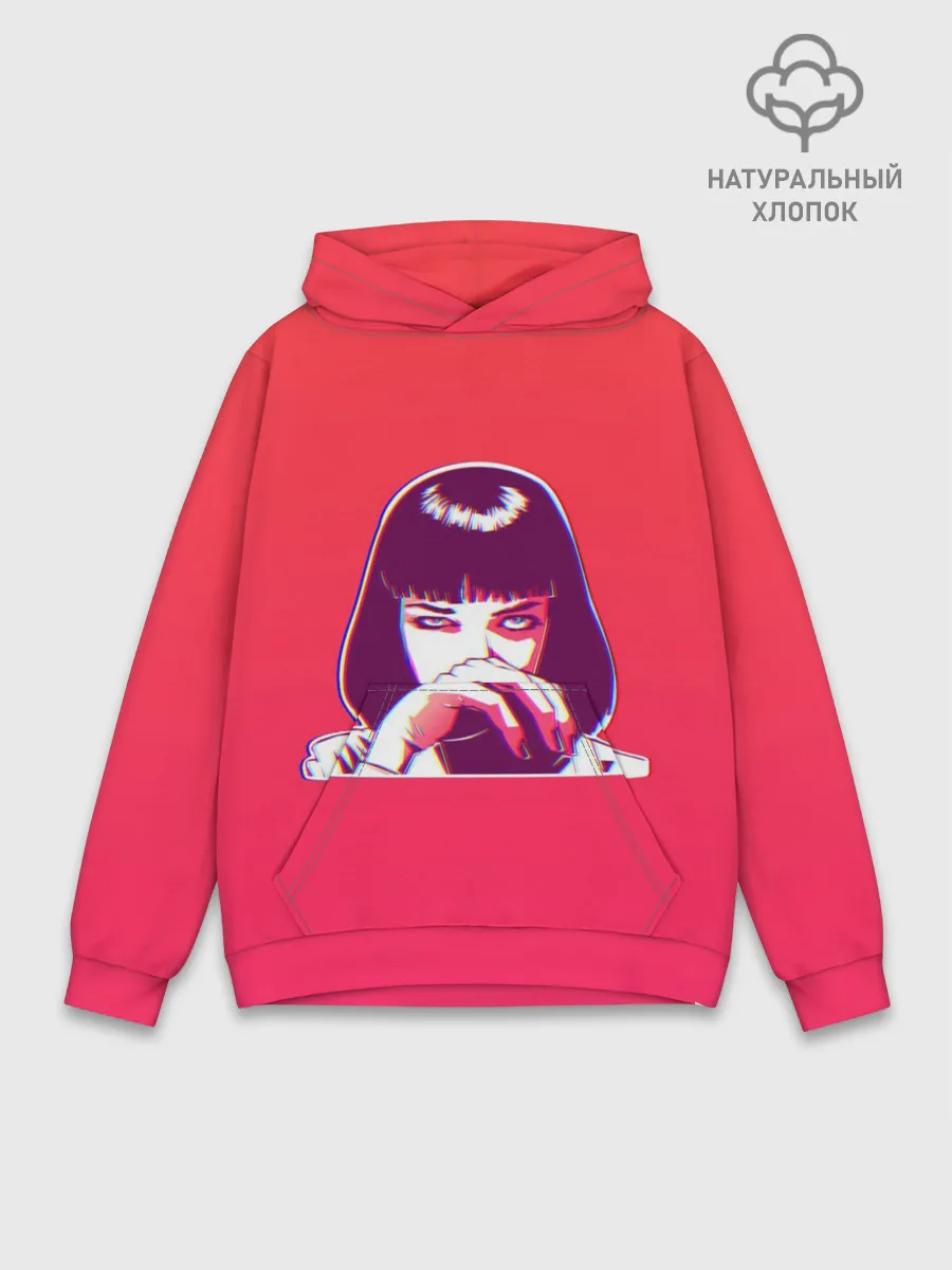 Худи мужской база хлопок / MIA GLITCH Gradient