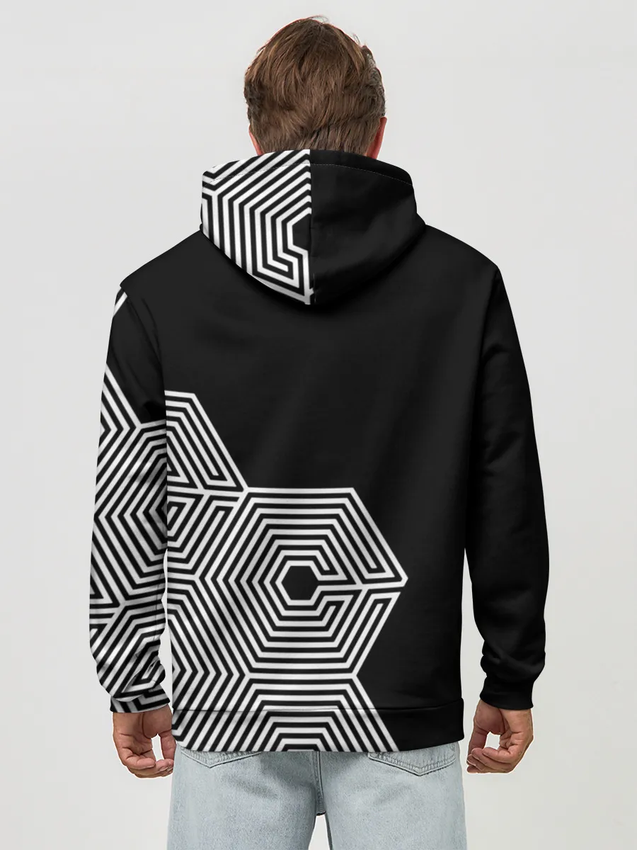 Худи мужской база хлопок / EXO