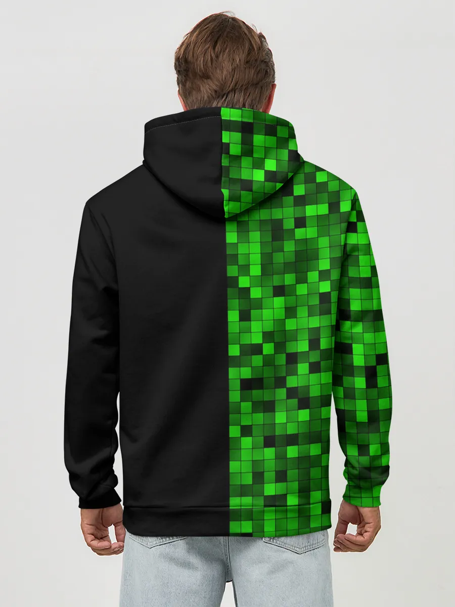 Худи мужской база хлопок / MINECRAFT