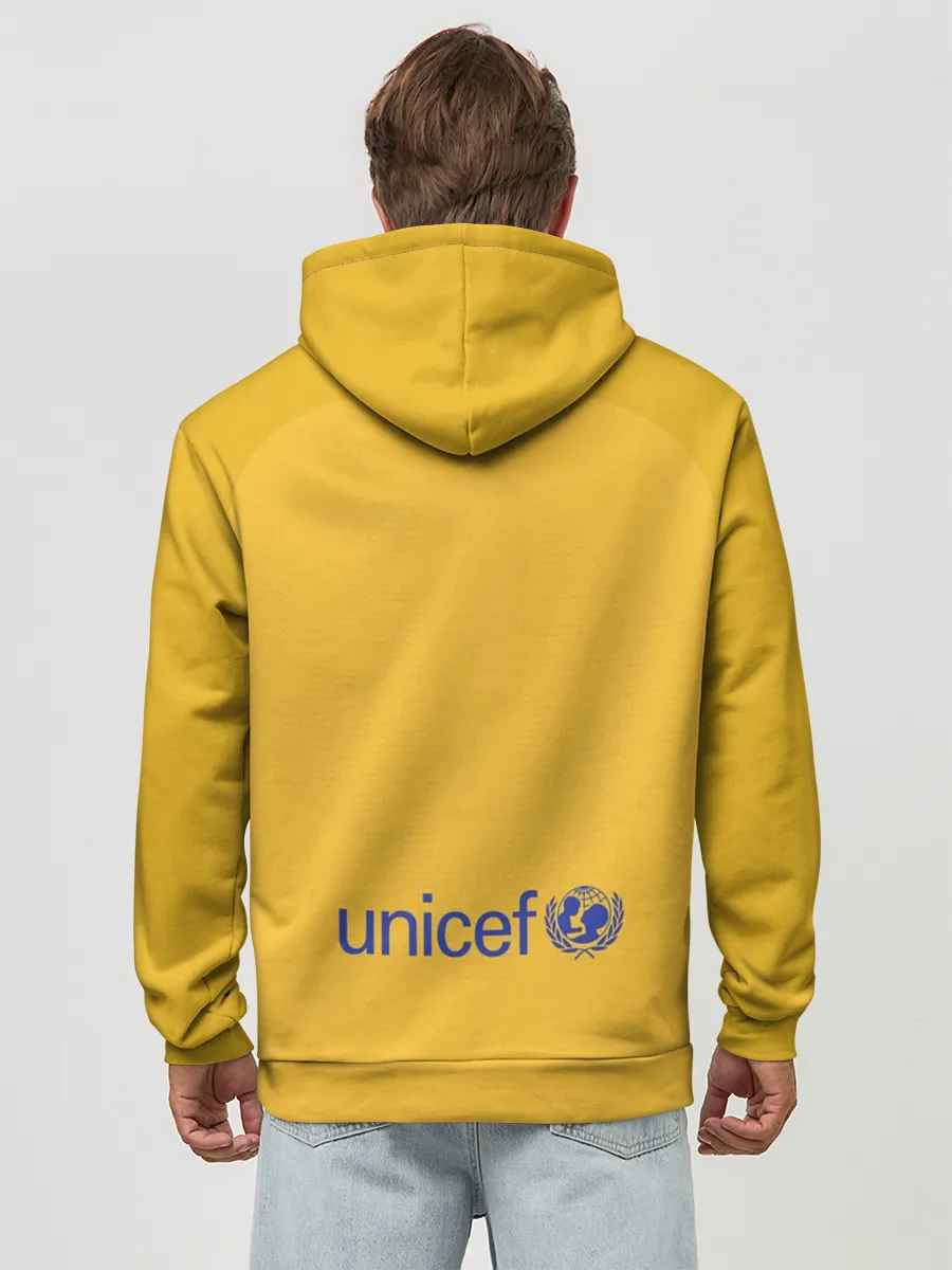 Худи мужской база хлопок / Barcelona 4-th kit 19-20