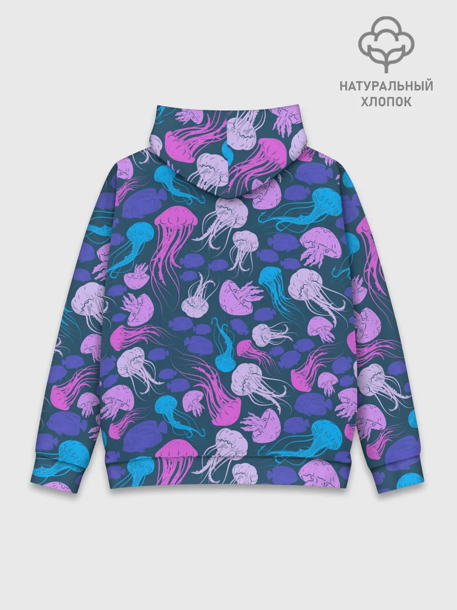 Худи мужской база хлопок / Медузы