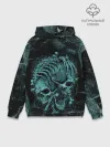 Худи мужской база хлопок / two skulls