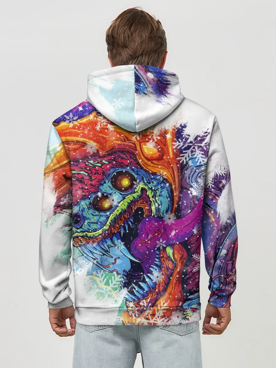 Худи мужской база хлопок / Новогодний CS GO