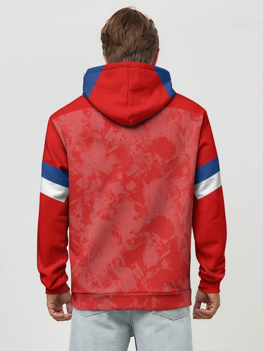 Худи мужской база хлопок / Russia home EURO 2020