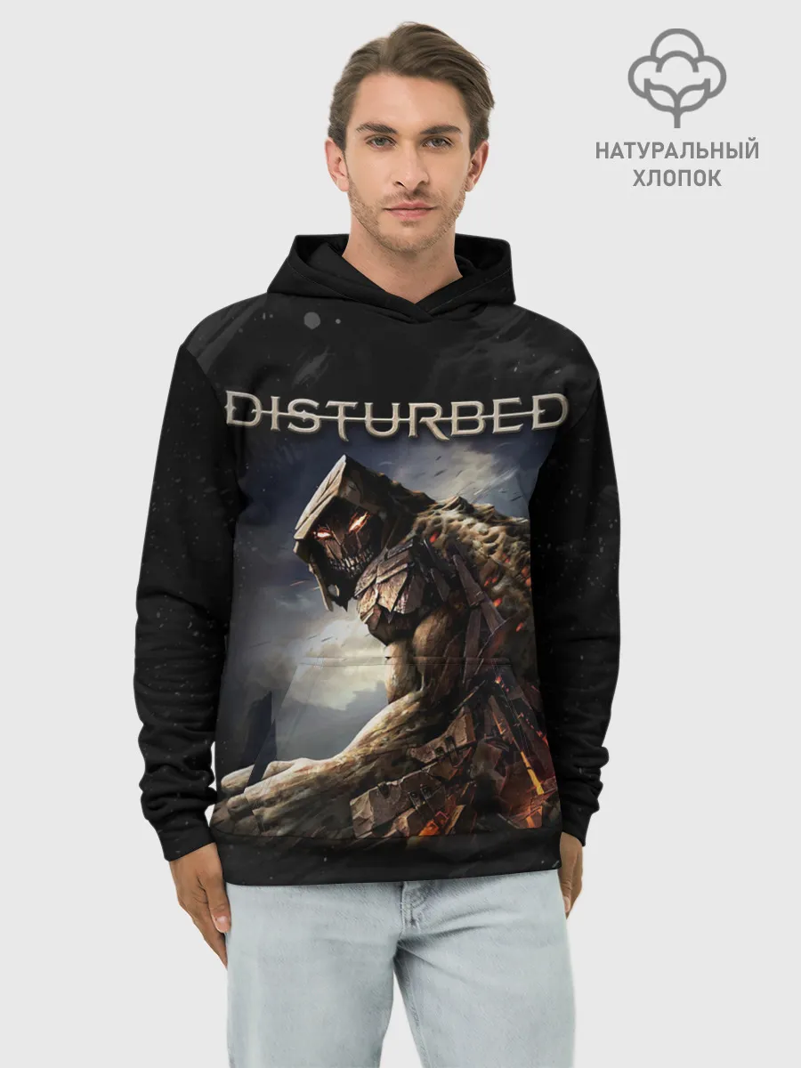 Худи мужской база хлопок / Disturbed