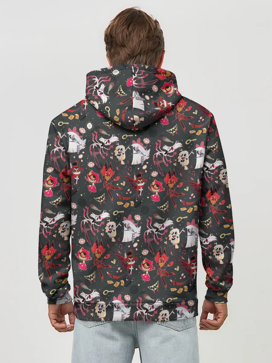 Худи мужской база хлопок / Hazbin Hotel