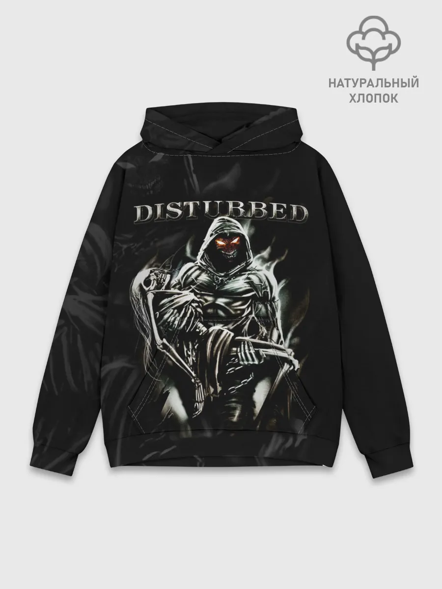Худи мужской база хлопок / Disturbed
