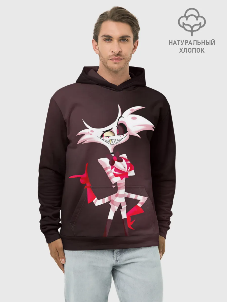 Худи мужской база хлопок / Hazbin Hotel