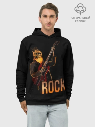 Худи мужской база хлопок / rock