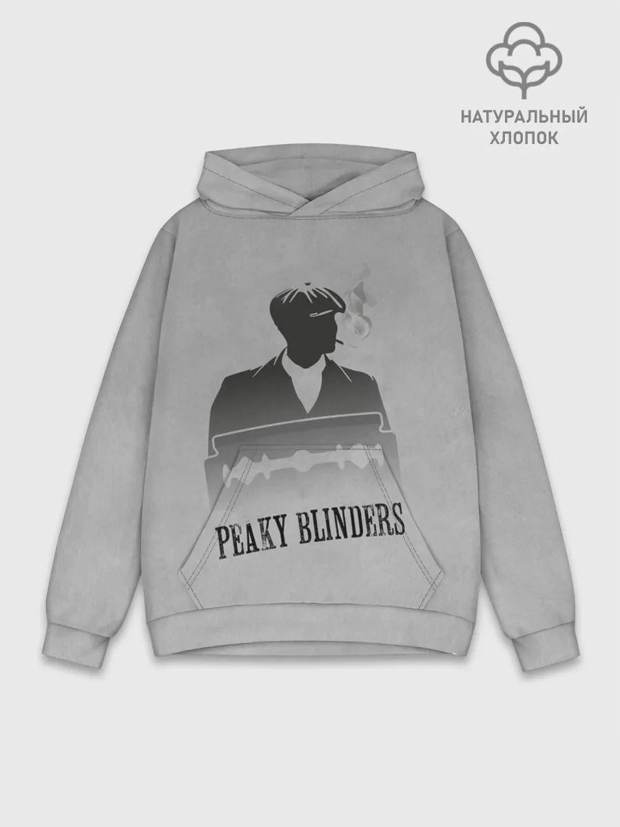 Худи мужской база хлопок / Острые козырьки