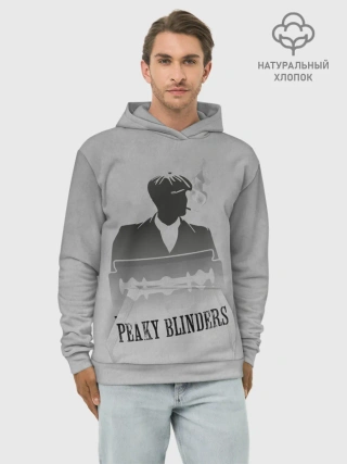 Худи мужской база хлопок / Острые козырьки