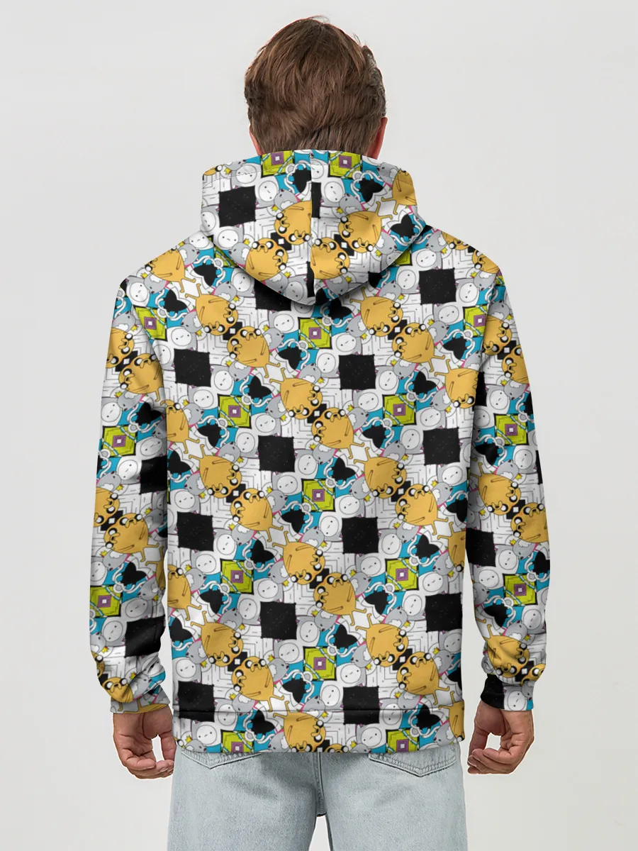 Худи мужской база хлопок / Jake Adventure Time