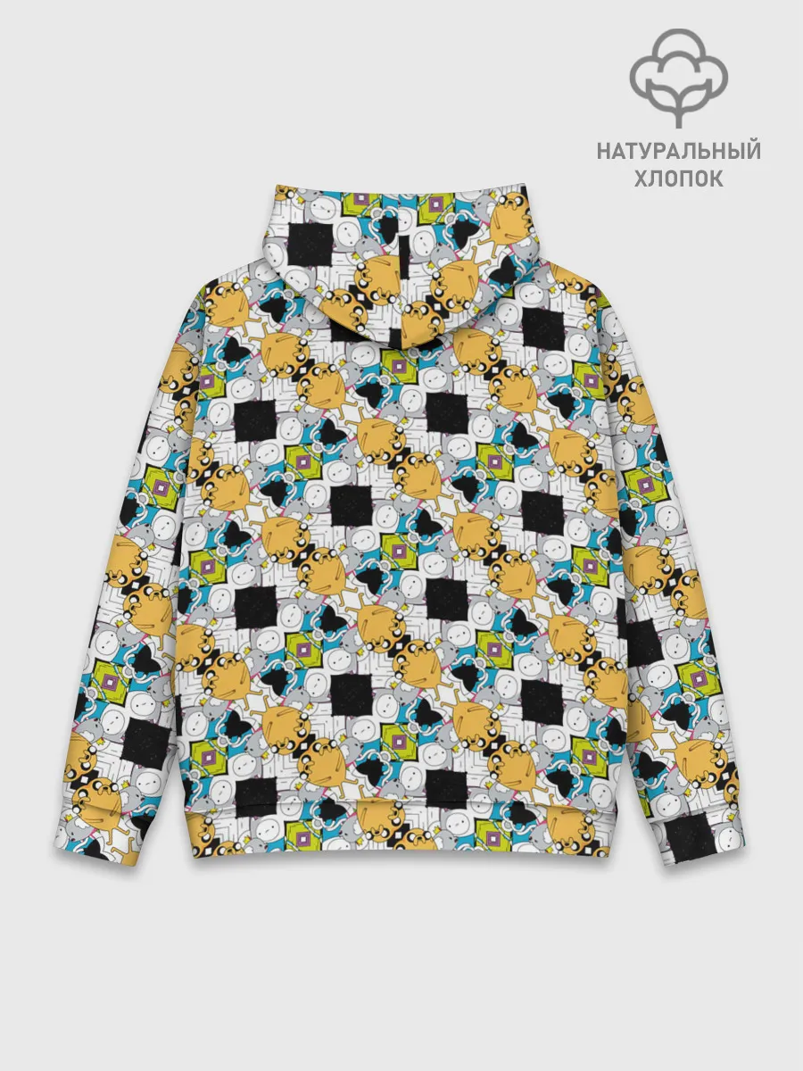 Худи мужской база хлопок / Jake Adventure Time