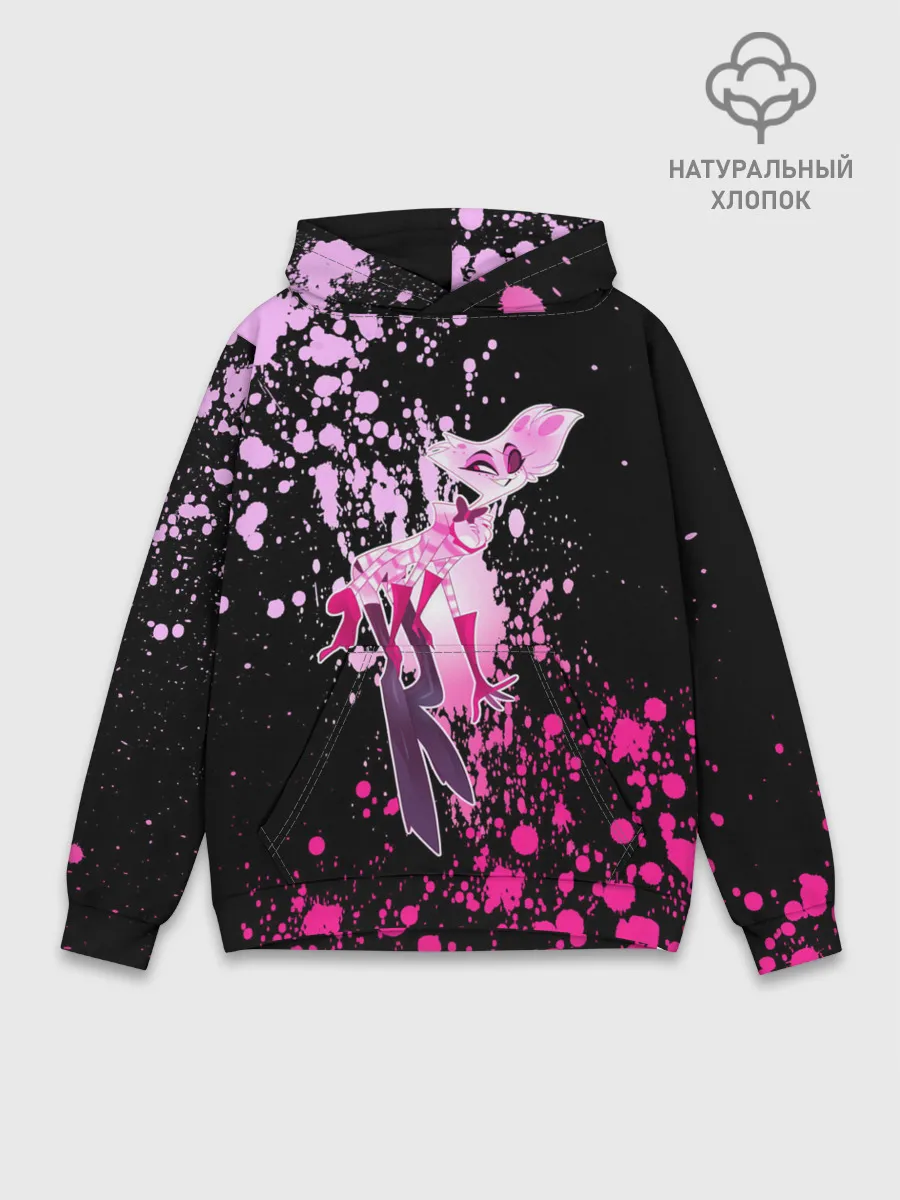 Худи мужской база хлопок / Hazbin Hotel
