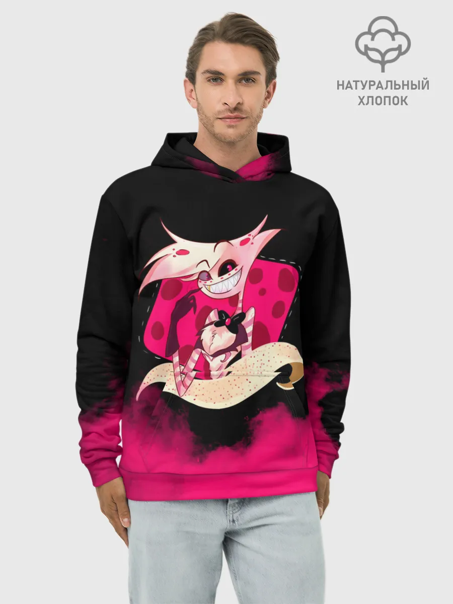 Худи мужской база хлопок / Hazbin Hotel