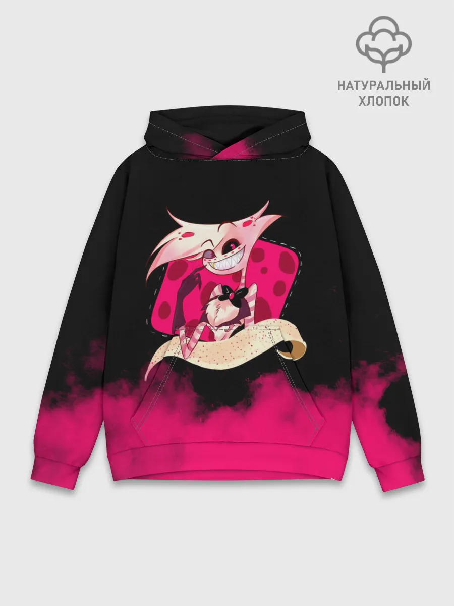 Худи мужской база хлопок / Hazbin Hotel