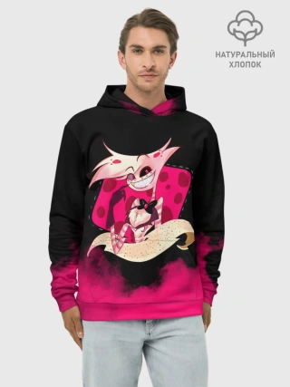 Худи мужской база хлопок / Hazbin Hotel