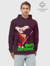 Худи мужской база хлопок / Merry Christmas