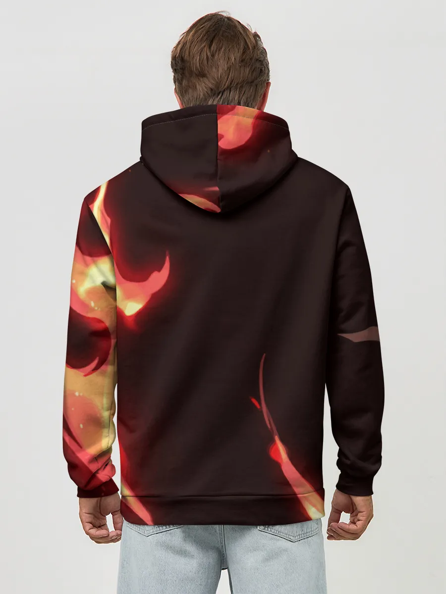 Худи мужской база хлопок / Клинок рассекающий демонов