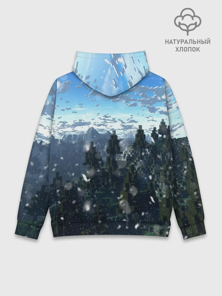 Худи мужской база хлопок / Minecraft / Майнкрафт