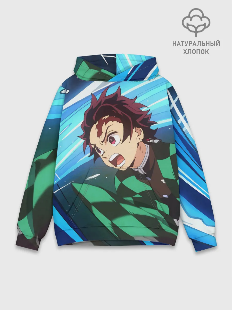 Худи мужской база хлопок / Клинок рассекающий демонов