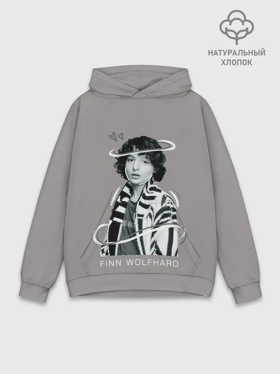 Худи мужской база хлопок / finn wolfhard