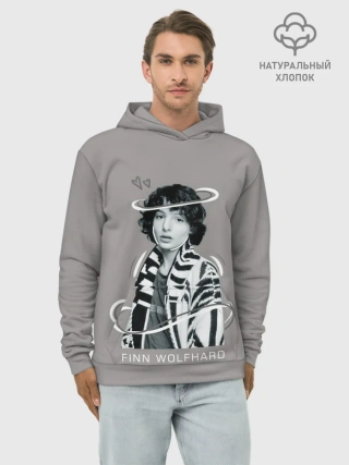 Худи мужской база хлопок / finn wolfhard