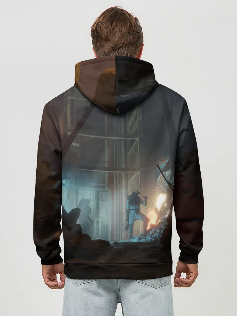 Худи мужской база хлопок / HALF-LIFE: ALYX