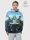 Худи мужской база хлопок / Minecraft / Майнкрафт