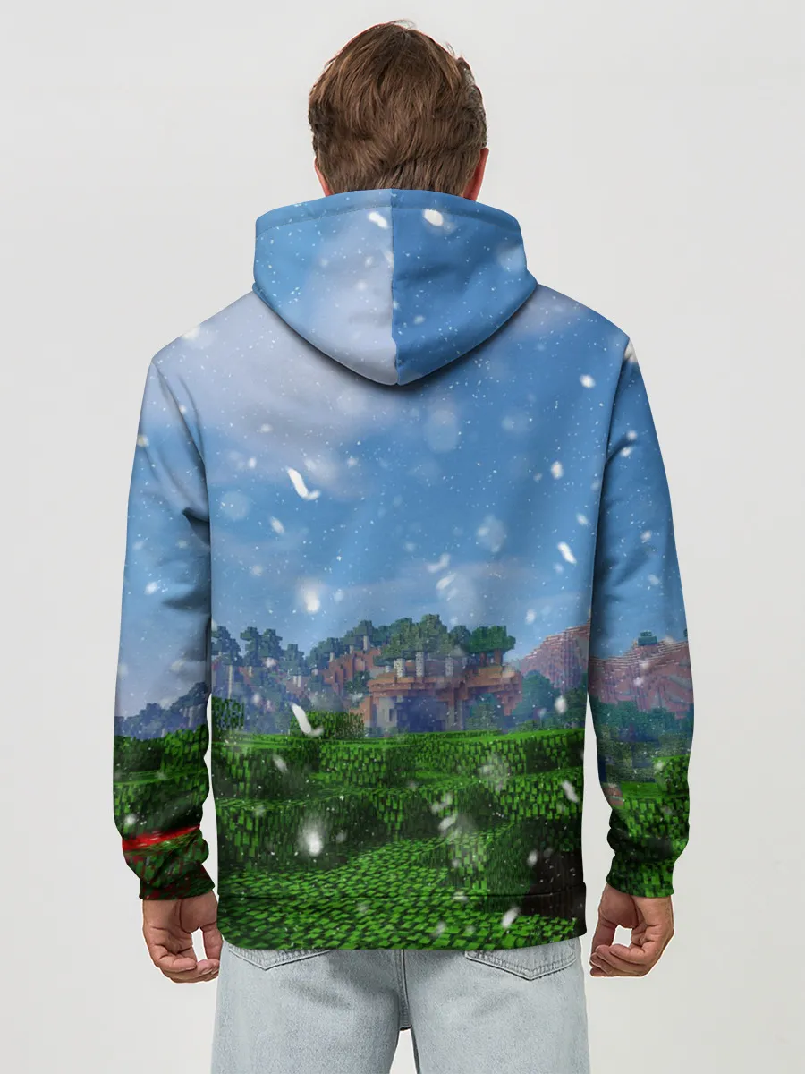 Худи мужской база хлопок / Minecraft / Майнкрафт