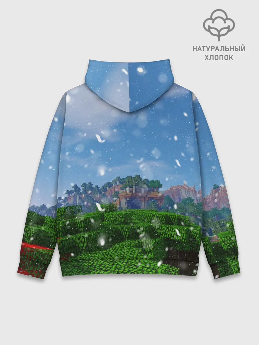 Худи мужской база хлопок / Minecraft / Майнкрафт