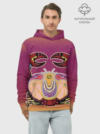 Худи мужской база хлопок / Рак