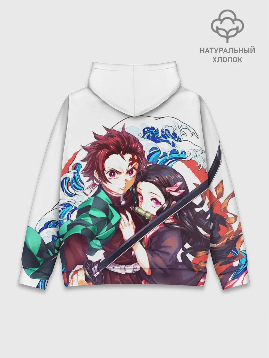 Худи мужской база хлопок / Клинок рассекающий демонов