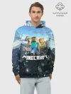 Худи мужской база хлопок / Minecraft / Майнкрафт