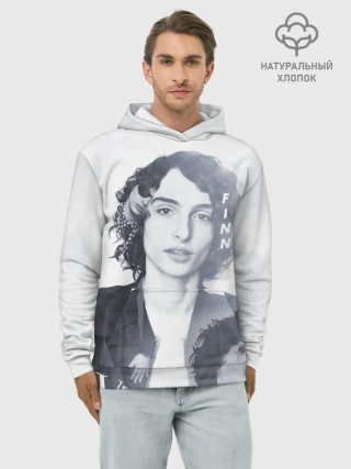 Худи мужской база хлопок / Финн Вулфард