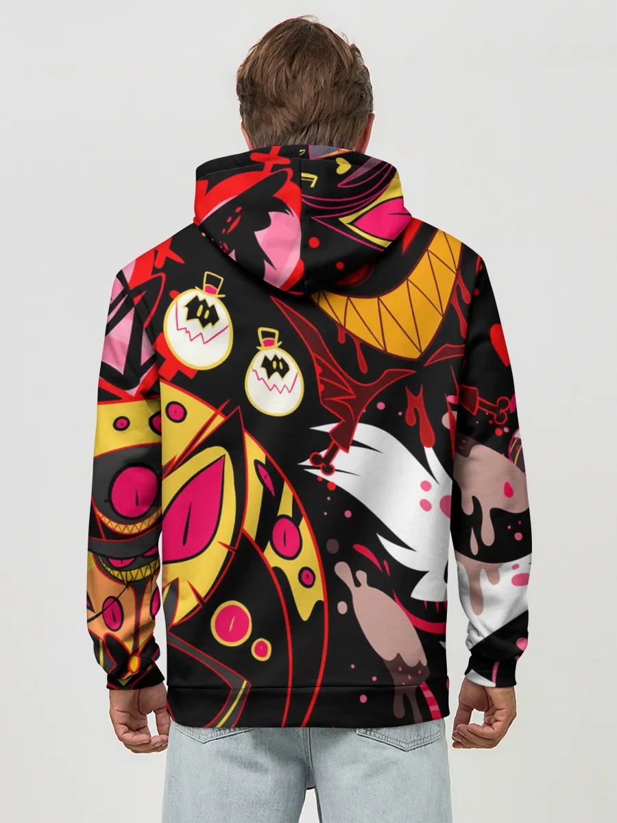 Худи мужской база хлопок / Hazbin Hotel