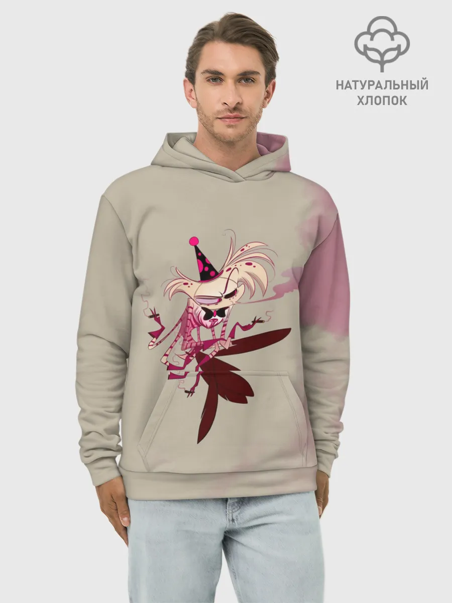 Худи мужской база хлопок / Hazbin Hotel
